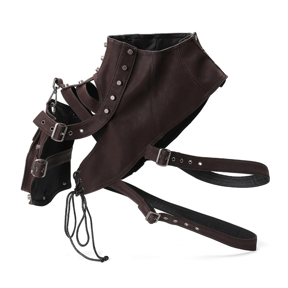 Black leather strap