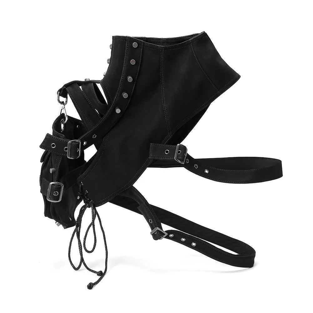 Black leather strap